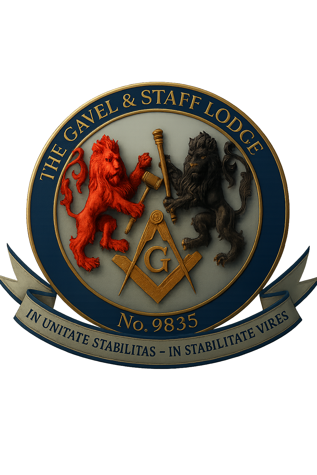 Gavel and Staff crest